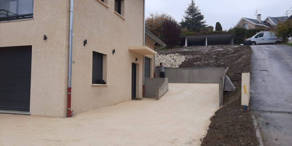 aménagement exterieur - cours - annecy - haute savoie