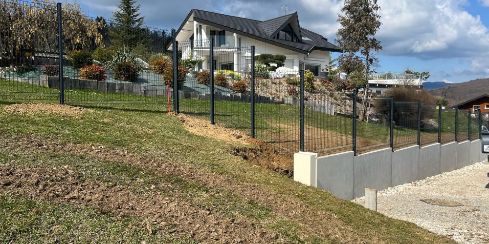 cloture - amenagement jardin - paysagiste - annecy
